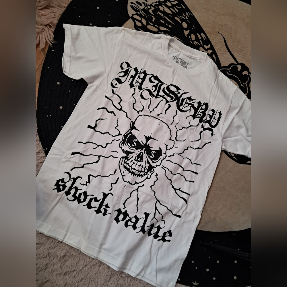 Dolls Kill White Graphic Tee